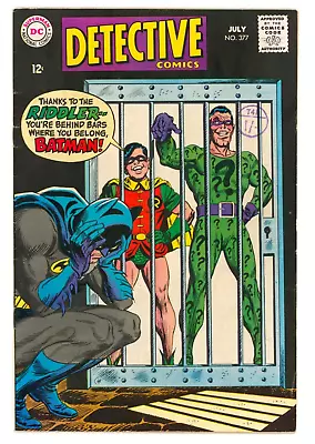 Buy Detective Comics #377 VFN- 7.5 Batman Versus Riddler - Original Owner • 79£
