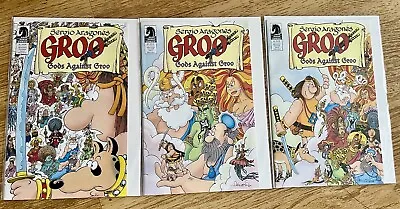Buy GROO Gods Against Groo Comic Book Lot 1 3 4  Bundle Dark Horse • 15.77£