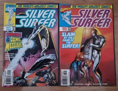 Buy Silver Surfer (1987 2nd Series) Issue 132 And 133 • 5.10£
