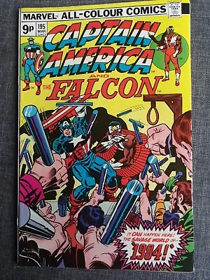 Buy Captain America 195 Jack Kirby Art Mvs Intact Marvel Comics Superhero  • 5£