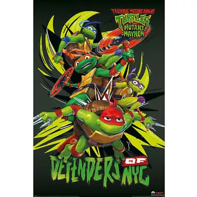 Buy Teenage Mutant Ninja Turtles Mutant Mayhem Large Maxi Poster 61 X 91cm • 17.99£