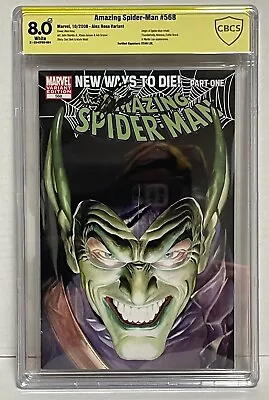 Buy Amazing Spider-Man #568 (Marvel 2008) CBCS 8.0 STAN LEE VERIFIED SIGNATURE!!! • 442.35£