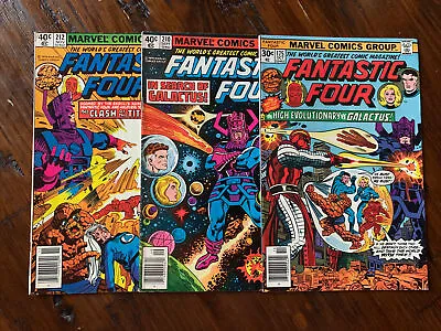 Buy Fantastic Four #175 210 212 (marvel Comics 1976) Galactus Lot • 18.12£