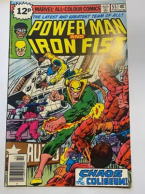 Buy POWER MAN AND IRON FIST #55 Luke Cage UK Price Marvel Comics 1979 VF/NM • 2.95£