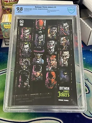 Buy Batman Three Jokers #3 Cbcs 9.8 1:450 Jason Fabok Contact Incentive Variant Dc • 359.78£