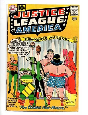 Buy Justice League Of America #7  Vg+ 4.5   The Cosmic Fun-house  • 78.27£