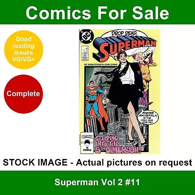 Buy DC Superman Vol 2 #11 Comic - VG/VG+ 01 November 1987 • 2.99£