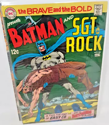 Buy Brave And The Bold #84 Batman & Sgt Rock Neal Adams Cover Art *1969* 8.0 • 45.56£