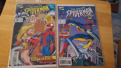 Buy The AMAZING SPIDER-MAN 397/398 Jan 1995 Clone Saga Web Of Death NM- • 15.80£