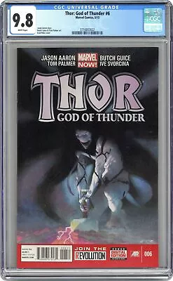 Buy Thor God Of Thunder #6 CGC 9.8 2013 3716803022 1st App. Knull • 435.74£