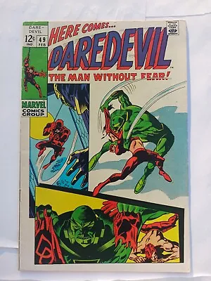 Buy Daredevil #49 1st Starr Saxon Machinesmith Plastoid 1969 Silver Age Clean Book! • 15.84£