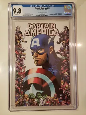 Buy Captain America 13 Lupachino Variant CGC 9.8 Marvel Comics 2019 Anniversary  • 31.18£