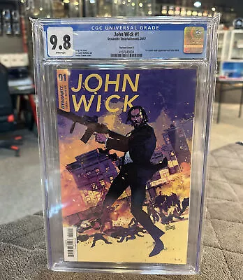 Buy John Wick #1 CGC 9.8 Variant Cover B 2017 First Appearance • 270.10£