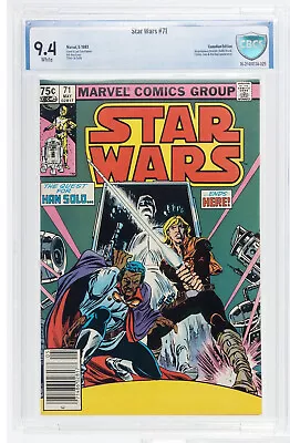Buy Star Wars #71 Han Solo 9.4 NM BOSSK Ultra RARE Canadian Newsstand Price Variant • 55.24£