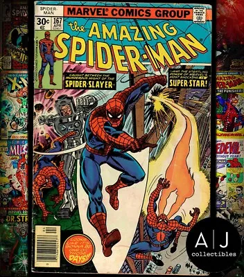 Buy Amazing Spider-Man (1963) #167 VG 4.0 (Marvel) • 4.71£