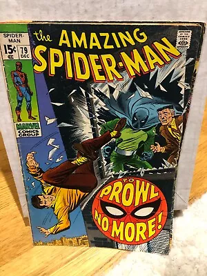 Buy The Amazing Spider-man Marvel Comic Book Issue #79 1969 The Prowler 2nd App • 34.99£