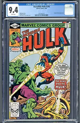Buy The Incredible Hulk #246 (Marvel Comics) CGC 9.4 Direct Edition • 56.17£