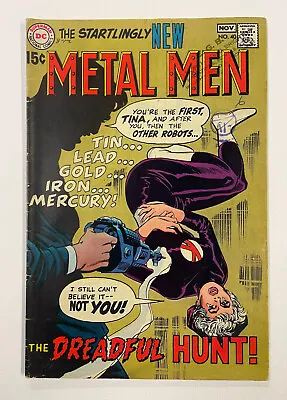 Buy Metal Men #40. November 1969. Dc. Vg. Mike Sekowsky! The Dreadful Hunt! • 12£