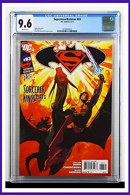Buy Superman Batman #83 CGC Graded 9.6 DC June 2011 White Pages Comic Book. • 63.55£