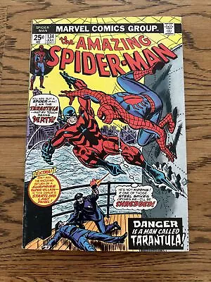 Buy Amazing Spider-Man #134 (Marvel 1974) Key 1st Appearance Tarantula! 2nd Punisher • 64.24£