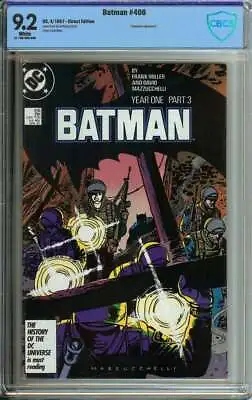 Buy Batman #406 Cgc 9.2 White Pages // Part 3 Year One Storyline Dc 1987 Id: 43200 • 47.97£