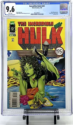 Buy Incredible Hulk #441  CGC 9.6 WP Pulp Fiction Movie Poster Cover She NEW CASE • 67.84£