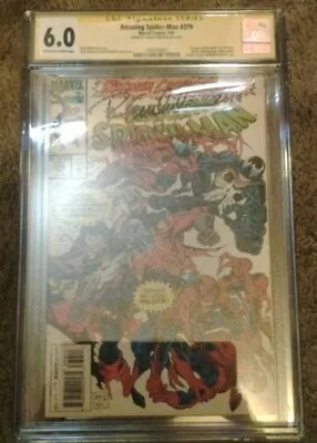 Buy Amazing Spider-Man #379 CGC 6.0 SS Signed By Randy Emberlin (Marvel July 1993) • 78.85£
