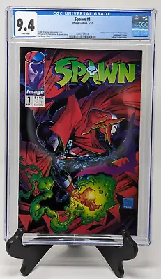 Buy Spawn #1 (1992) CGC 9.4 - 1st Appearance Of SPAWN (Al Simmons), Key Book!!! • 59.16£