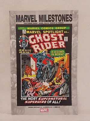 Buy Marvel Milestones Ghost Rider 2005 Marvel Spotlight #5 Reprint Of 1st Appearance • 34.99£