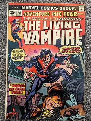 Buy Adventure Into Fear 23. Morbius. Marvel 1974. 1st Arcturans • 7.49£