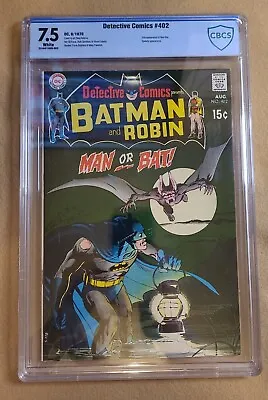 Buy Detective Comics #402 Batman 2nd App Man-Bat 1st App Of His Wife (She-Bat) • 200.15£