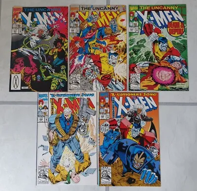 Buy Uncanny X-Men Issues #291 To #295.  Marvel Comics 1992. Rare. • 29.99£