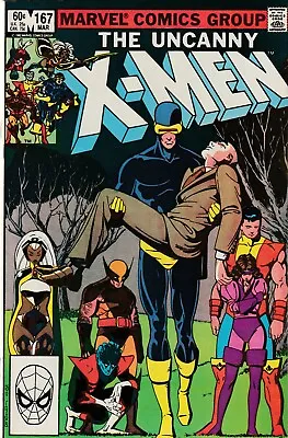 Buy Uncanny X-Men #167 (1983) Key 1st New Mutants In X-Men Claremont /VF • 5.48£