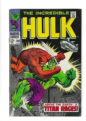Buy The Incredible Hulk # 106 FN+ • 29.95£