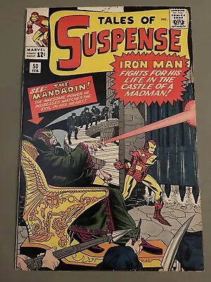 Buy Tales Of Suspense #50-  StanLee/Jack Kirby-  FN 1st Mandarin 1964 • 331.43£