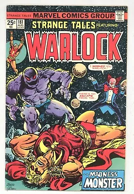 Buy Strange Tales 181 (VGF) Gamora! Warlock Jim Starlin 1975 Marvel Comic N835 • 17.35£