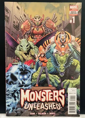 Buy Monsters Unleashed #1 Comic , Marvel , Elsa Bloodstone • 2.81£