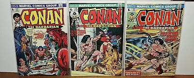 Buy Conan The Barbarian #33-35 Marvel 1973 3rd Red Sonja Appearance Htf • 9.99£