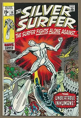Buy 🔥silver Surfer #18*marvel, 1970*stan Lee*jack Kirby*inhuman*last Issue*vf/fn* • 140.74£