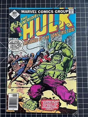 Buy Marvel Hulk #212 1st Constrictor Whitman Black Diamond Variant • 20.09£