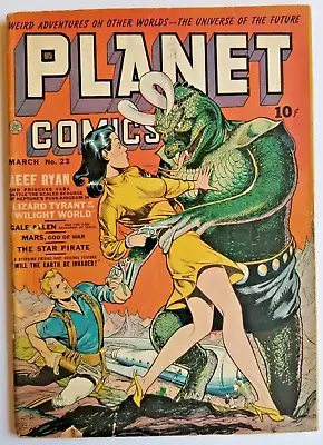 Buy Planet Comics #23 Vg 4.0 (q) Fiction House 1943 • 348.40£