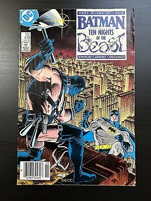 Buy Batman #419 Newsstand (1988) - Ten Nights Of The Beast Pt. 3 - Jim Starlin • 1.57£
