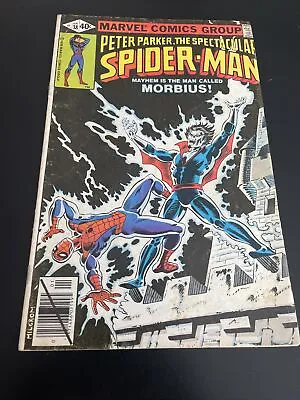 Buy Peter Parker, The Spectacular Spider-Man 38  Morbius! 1980 Marvel Comic • 7.56£