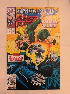 Buy Marvel Comics Presents #114 FN 1988 Marvel Ghost Rider Iron Fist Wolverine (NM) • 3.14£