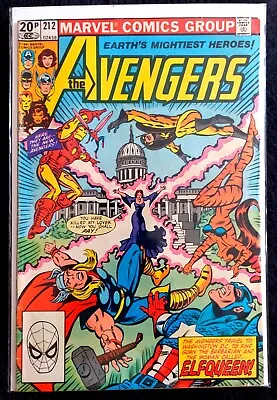 Buy Avengers #212 Thor / Capt. America / Iron Man 1981 Fine Condition Marvel Comic  • 2£