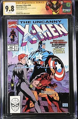 Buy Uncanny X-Men #268 CGC 9.8 SS 3x Lee, Williams, Claremont NM Wolverine, Cap Rare • 1,200.91£