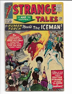 Buy Strange Tales 120 - Qualified Vg 4.0 - 1st Iceman Crossover - Dr. Strange (1964) • 59.24£