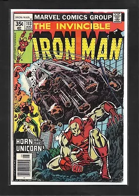 Buy Iron Man #113 (1978): The Horn Of The Unicorn!  Bronze Age Marvel! FN (6.0)! • 5.44£