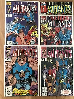 Buy NEW MUTANTS # 88 89 90 91 And 92 LIEFELD FIRST SERIES MARVEL • 10£