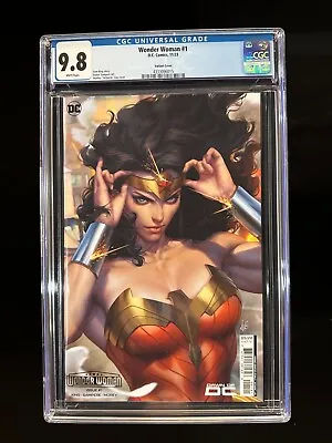 Buy Wonder Woman #1 CGC 9.8 (2023) - Variant - Stanley Artgerm Lau Cover • 47.72£